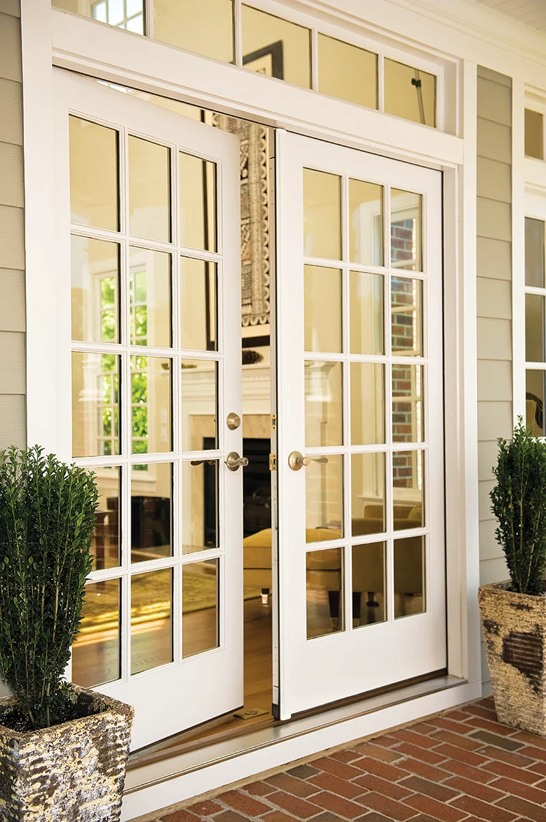 Siddhi Galvalume Steel Entrance Door - Astragal Dual-Leaf French Patio Door